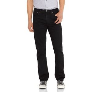 Levi's Men's 501 Original Fit Jeans Regular 36W x 32L Black